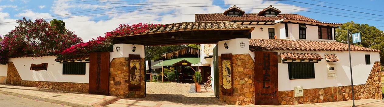 La Tranquera Hotel Restaurante Bar Villa de Leyva Buitenkant foto